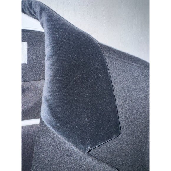 Vintage Forecaster Of Boston Wool Blend Long Overcoat Black Made In Usa - Picture 11 of 14